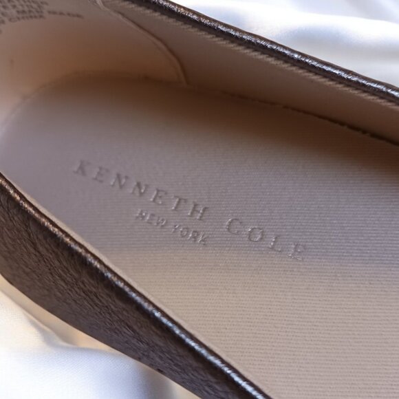 Kenneth Cole Cara Anthracite Flat Espadrille Shoes - New in Box, Size 8M - Picture 11 of 16